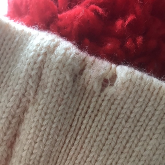 ✨Sold✨ Vintage 100% Wool Toque For Salvage Or Crafting - Picture 6 of 10